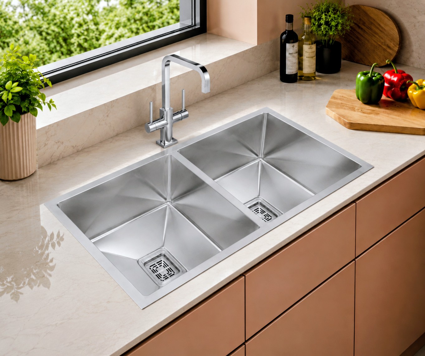 45x20x10 Double Bowl - Image 2